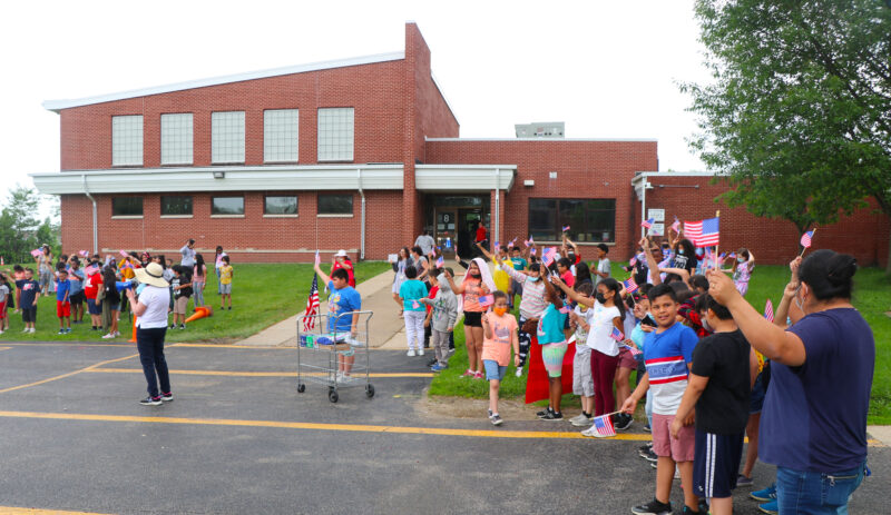 Students at Allen Elementary participated in Penny Wars, with the winning grade donating their funds to local organization–Operation Welcome You Home