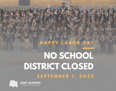 No School In Honor of Labor Day