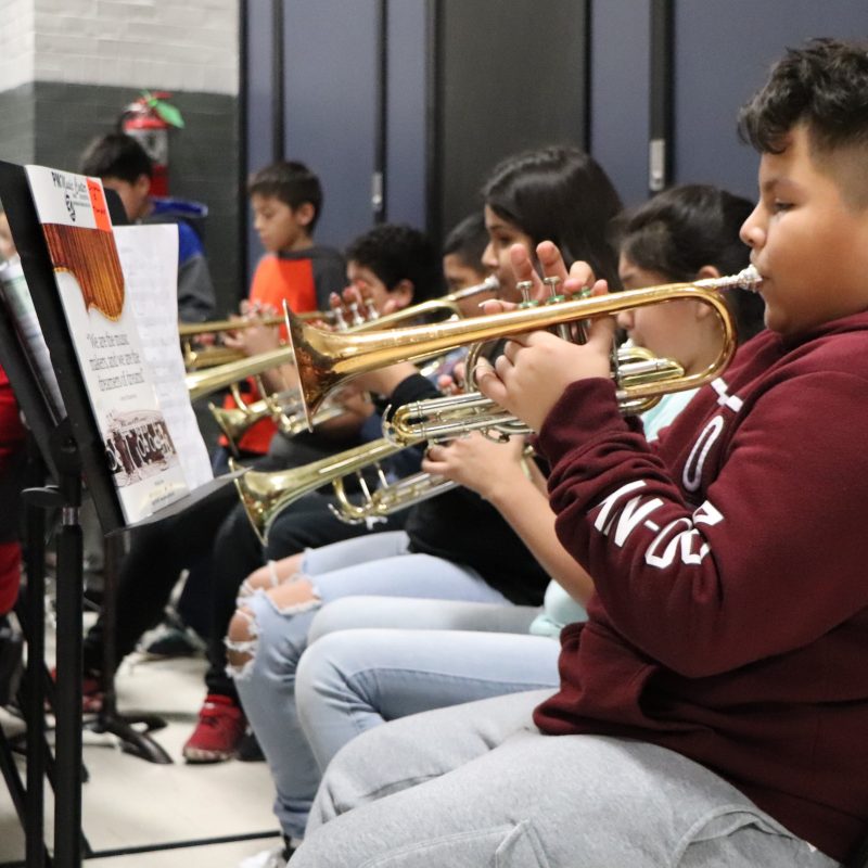 Beaupre Band performs for school