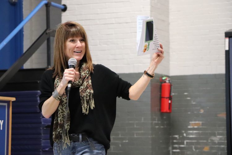 Author, Amy Logan, visits Beaupre during Career Week 2019.