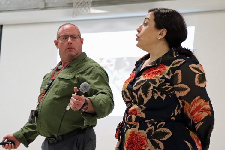 Keynote speakers at STEM Family Night April 2019.
