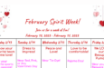 Beaupre Spirit Week: February 13 - 17